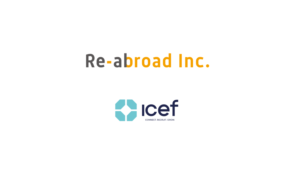 株式会社リアブロード(Re-abroad Inc)が119ヵ国1,700以上の大学・教育機関・企業を会員を抱える国際教育支援組織『ICEF』へ加盟。